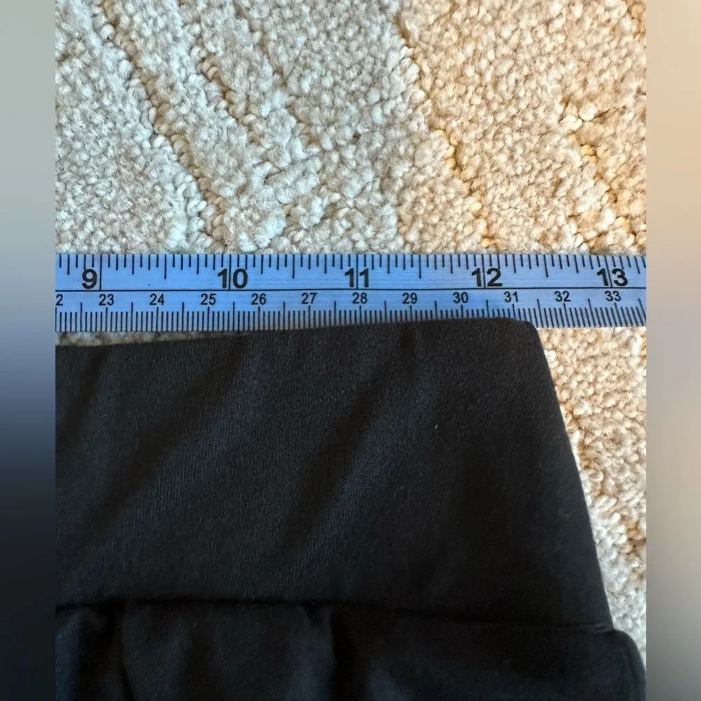 Black flowy soft pant. 32” long, 12.25” at waist. Extremely soft and flowy. - Picture 5 of 5